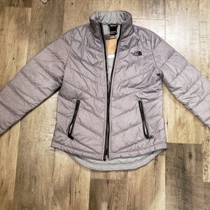 New Womens North Face grey Winter jacket coat xs
